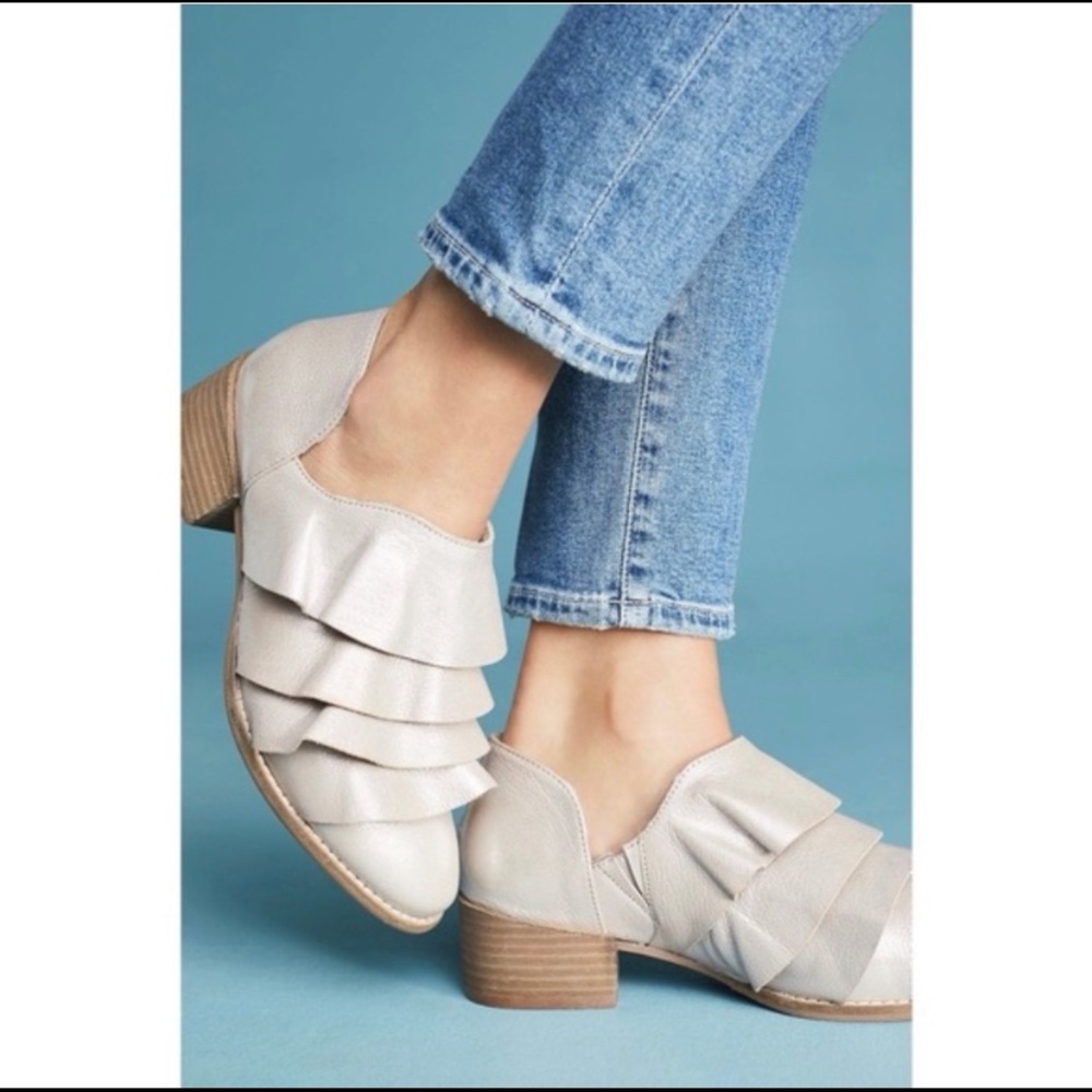 NEW Seychelles Open Mind Ruffle Booties 7.5